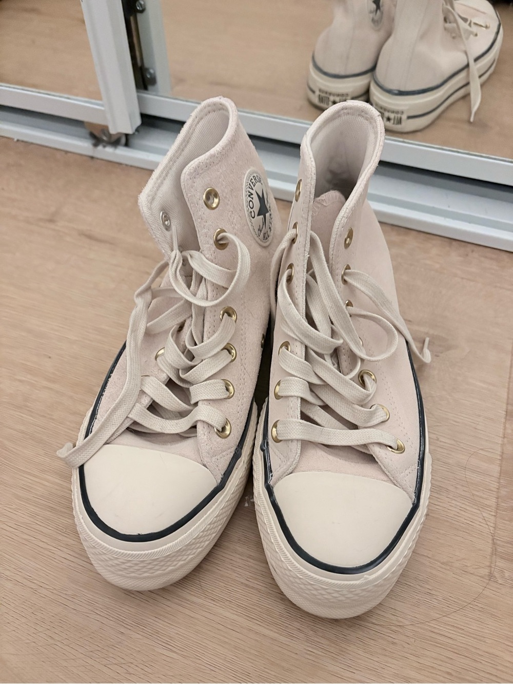 Converse Chuck Taylor All Star High Top Platform Suede Sneakers